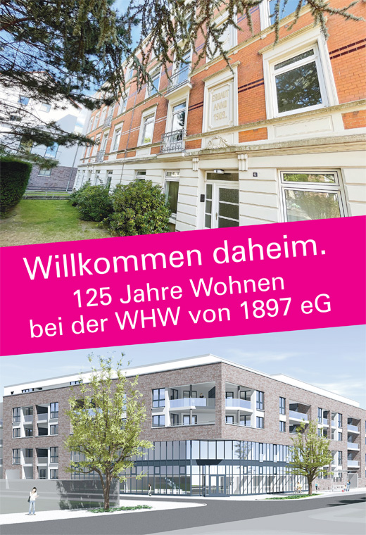 Willkommen daheim. 125 Jahre Wohnen bei der WHW von 1897 eG